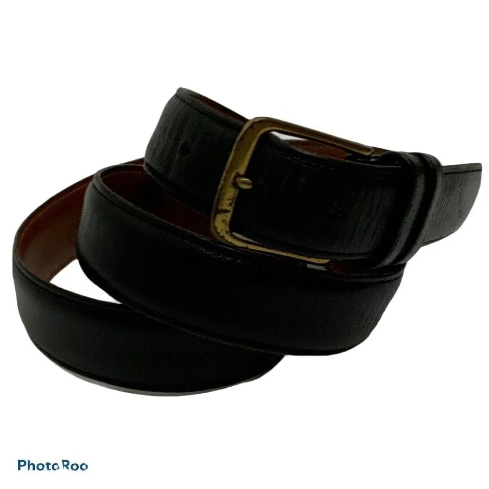 Coach‎ 5800 Men's Size 38 Black Leather Belt